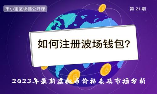 2023年最新虚拟币价格表及市场分析